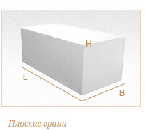 Газобетонный блок ГРАС D600, B2.5, 600x250x450 мм
